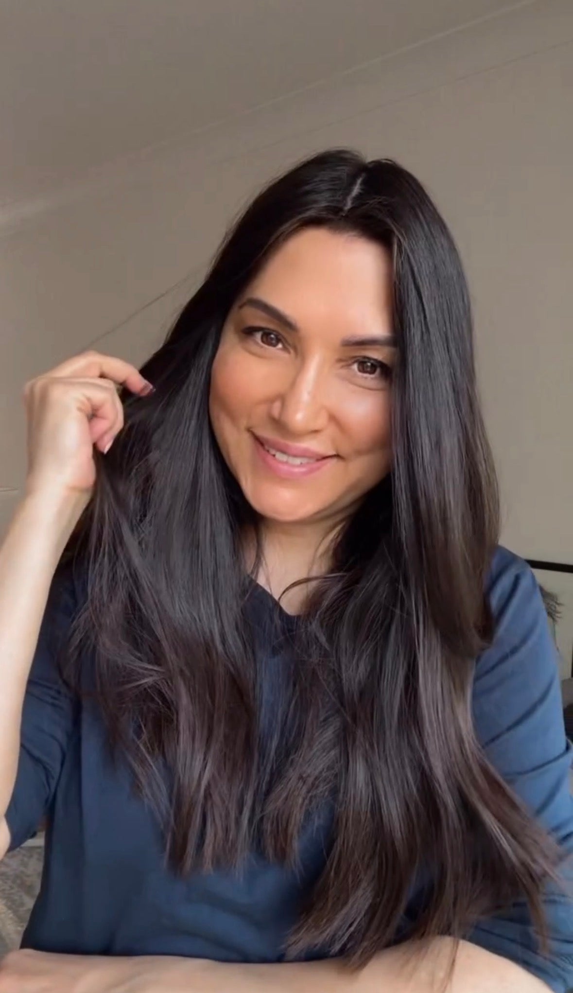DARKEST BROWN/SOFT BLACK VIRGIN HAIR TOPPER