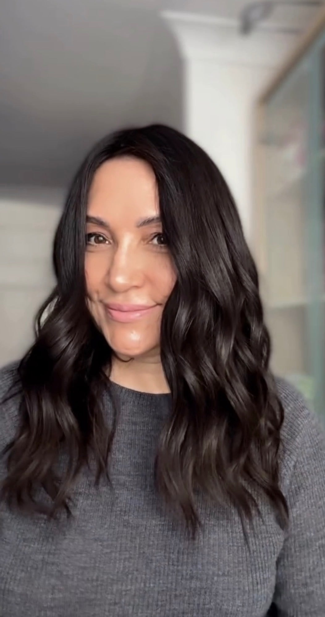 DARKEST BROWN VIRGIN SILK TOPPER