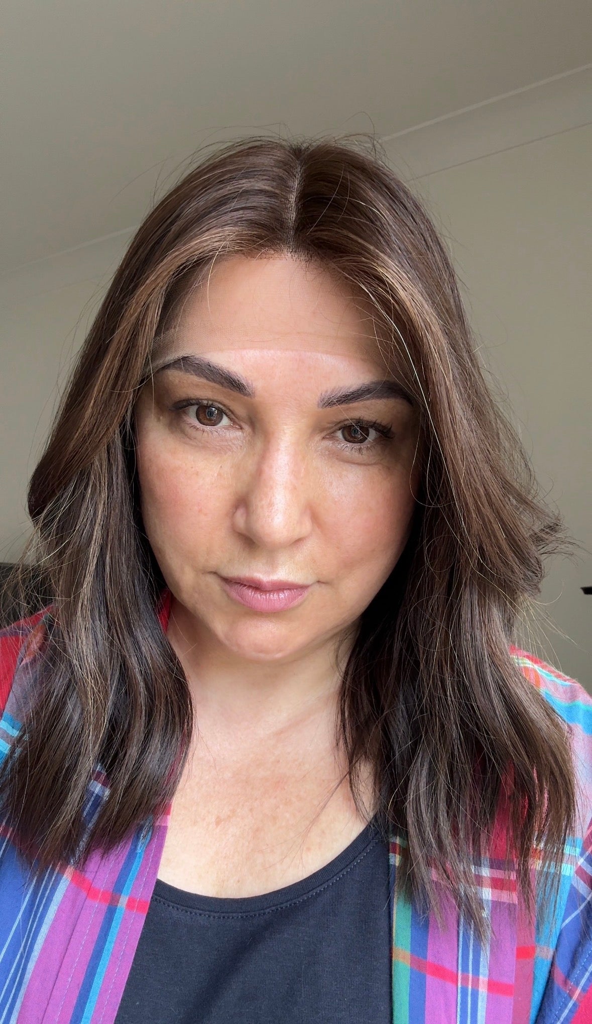 Medium Brown Lace Top Wig