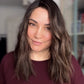 MEDIUM TO DARK BROWN ASHY BALAYAGE TOPPER