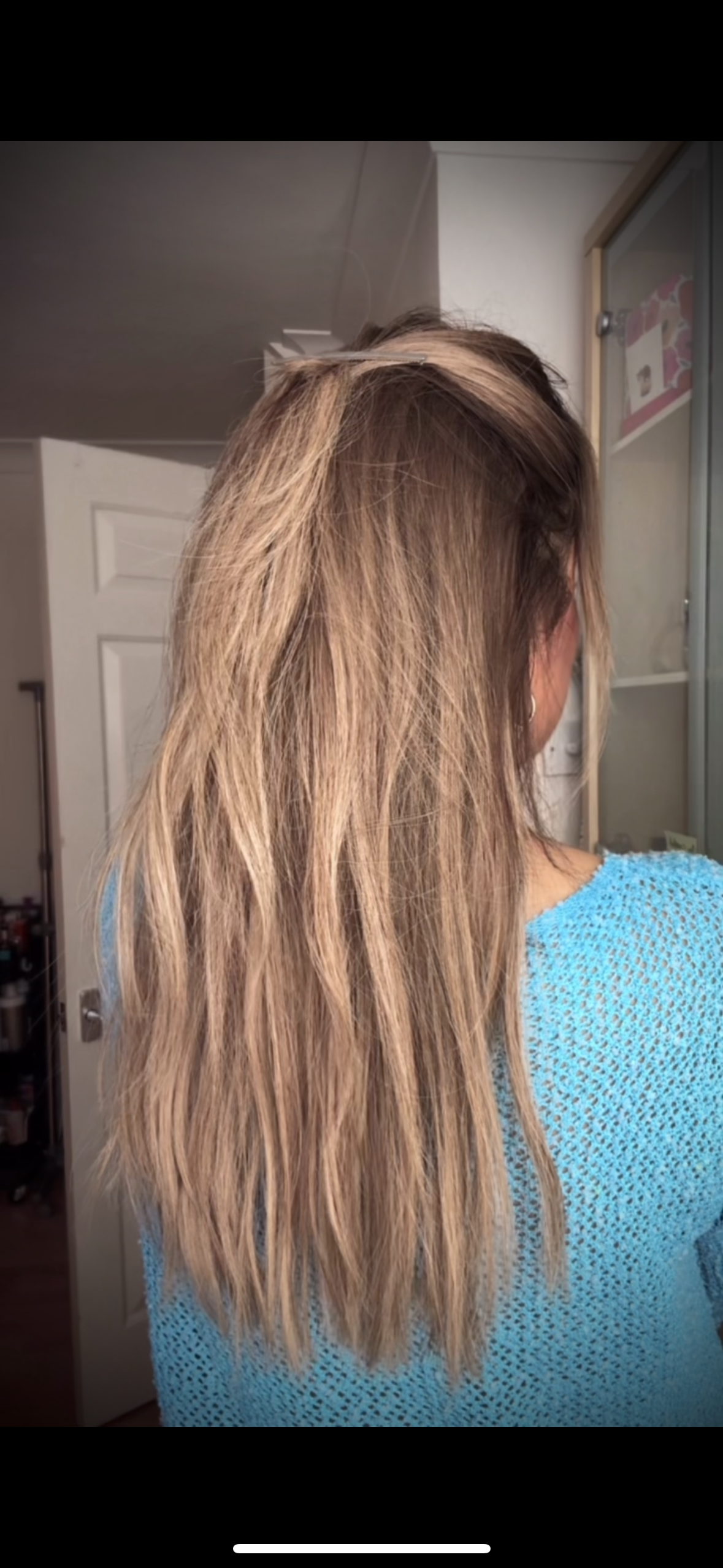 FEATHERLITE ASHY BLONDE BALAYAGE TOPPER