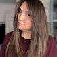 LIGHT BROWN BALAYAGE TOPPER