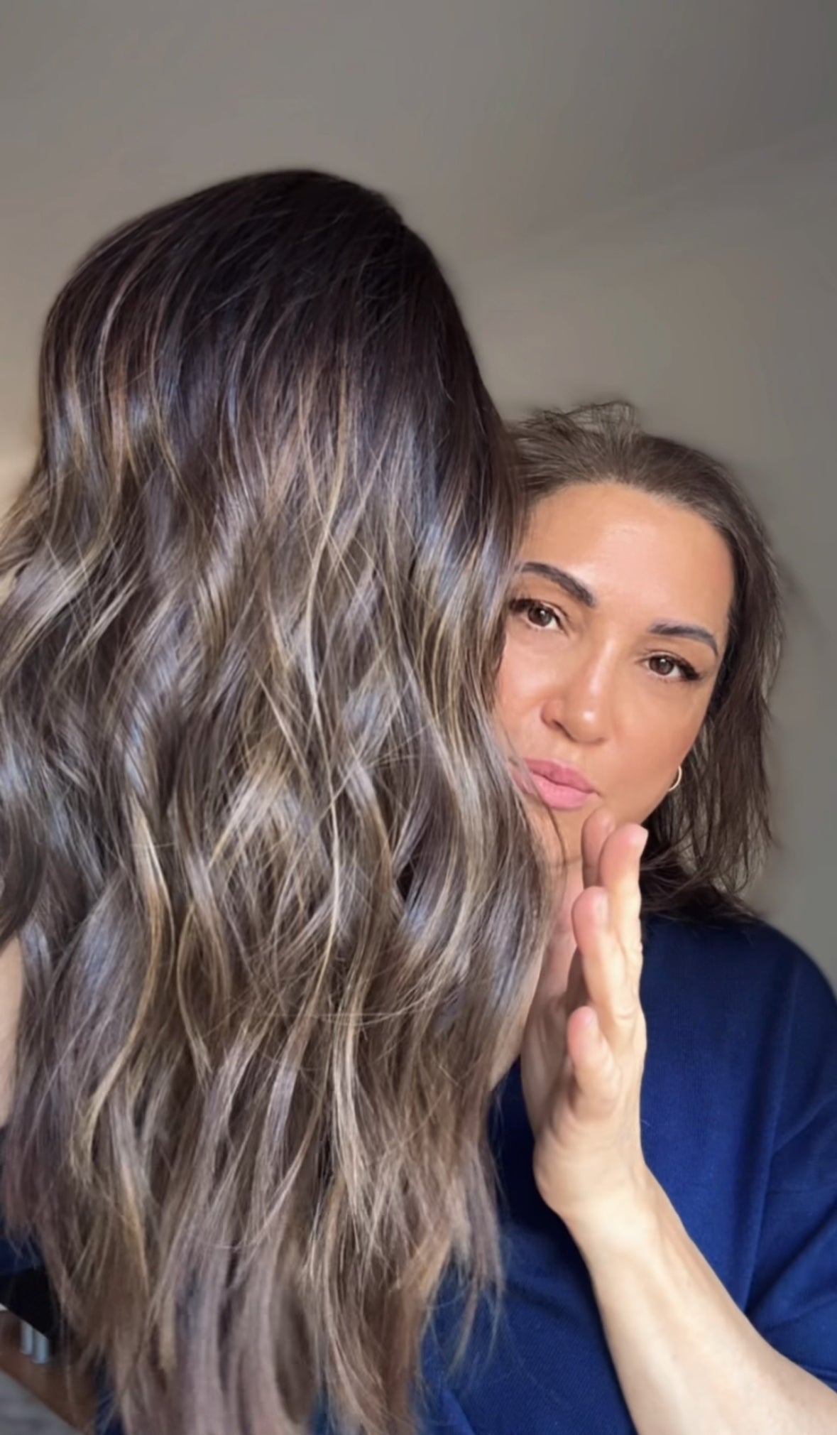 Reserved for Sandra SILK-LACE TOPPER / ULTRA LIGHT CAP-LOWER DENSITY