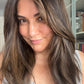 DARK BEOWN/SOFT BLACK VIRGIN TOPPER WITH ASHY RIBBON BALAYAGE