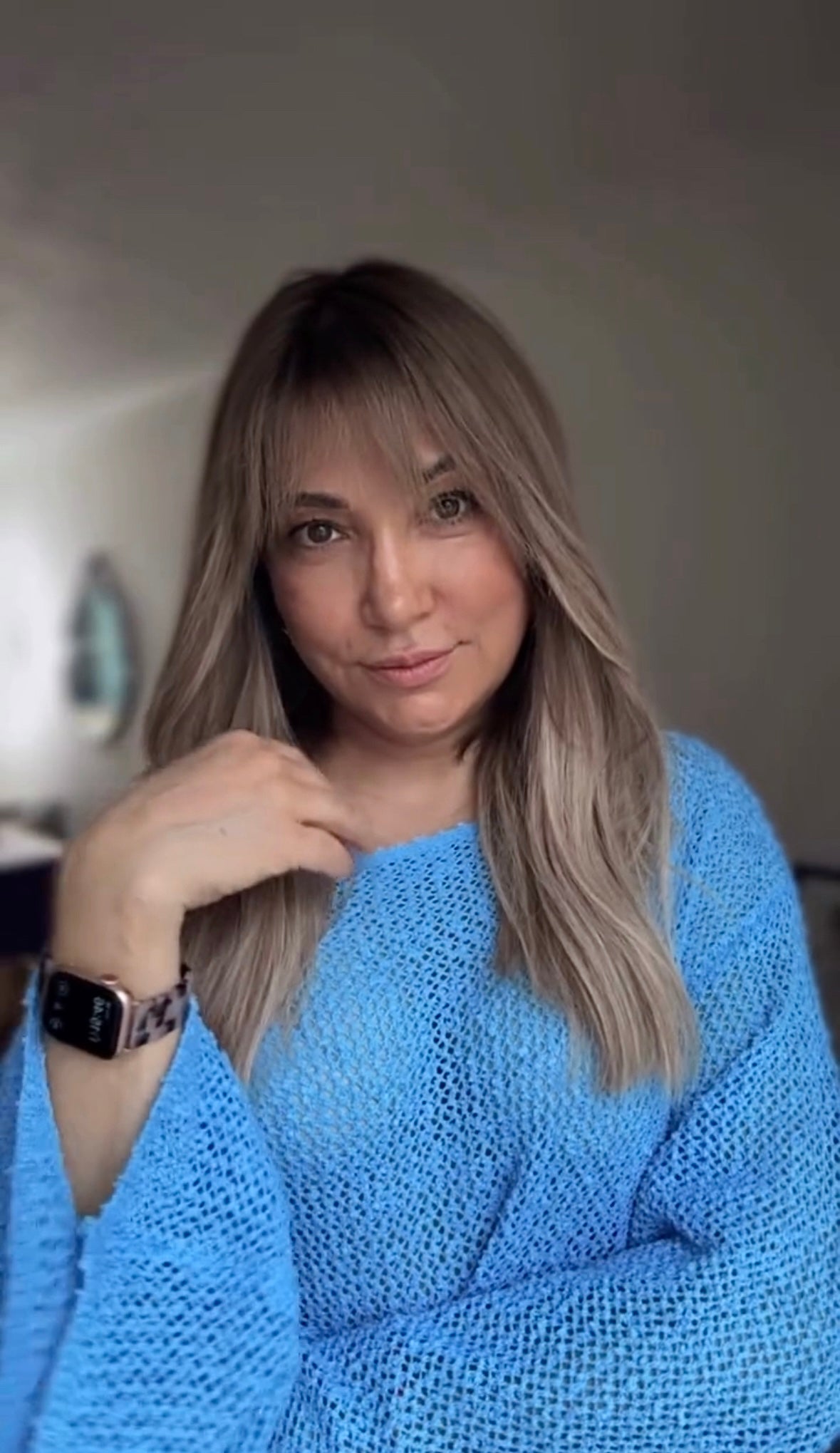 FEATHERLITE ASHY BLONDE BALAYAGE TOPPER