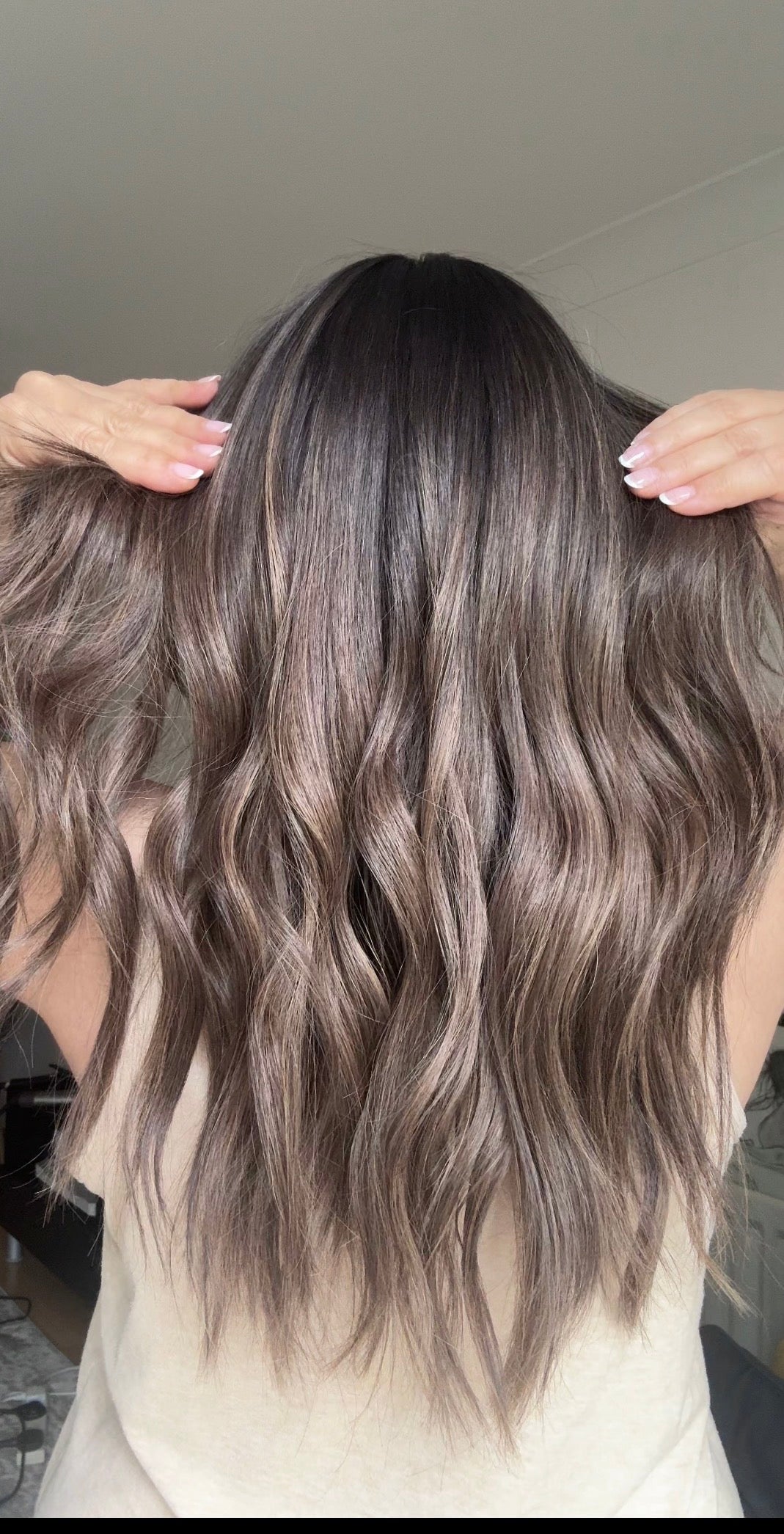 ASHY BALAYAGE SILK TOPPER/HIGHER DENSITY