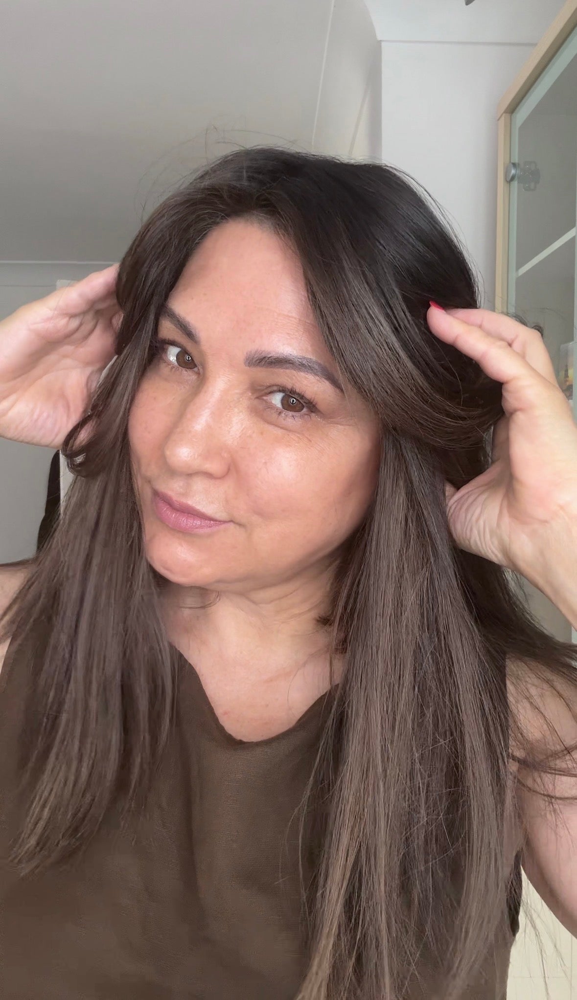 ASHY BALAYAGE SILK TOPPER/HIGHER DENSITY