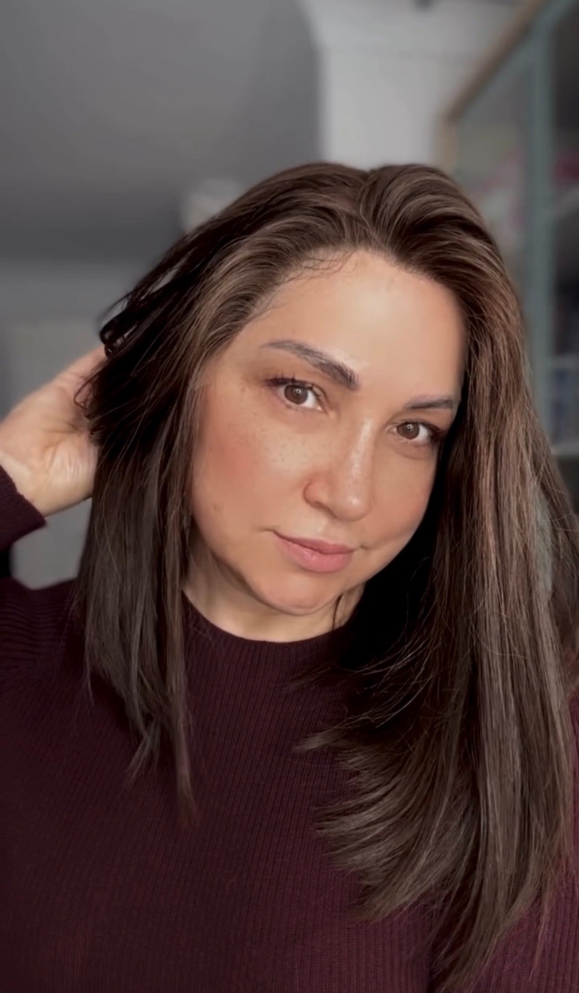 Medium Brown Lace Top Wig