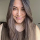 ASHY BALAYAGE SILK TOPPER/HIGHER DENSITY