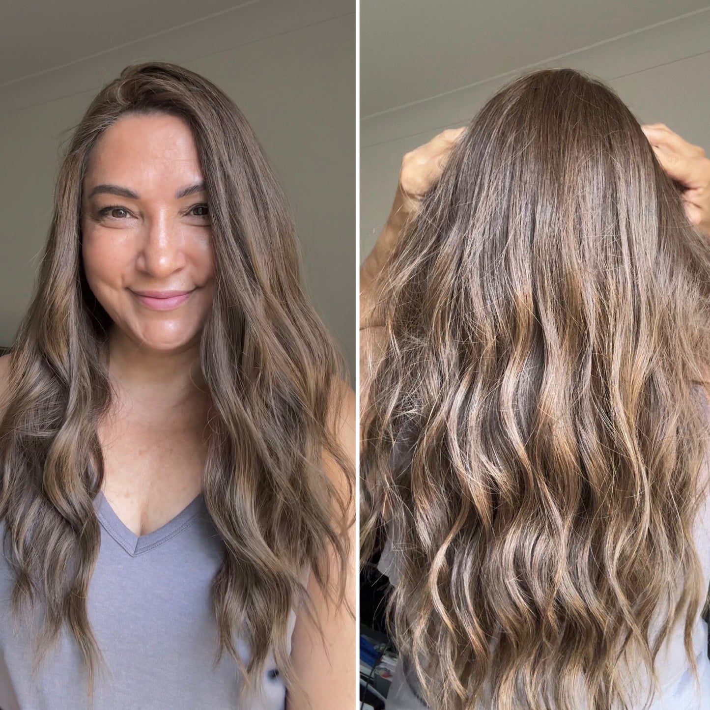 FEATHERLITE/ULTRA LIGHT SILK TOPPER-LIGHT BROWN