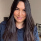 DARKEST BROWN/SOFT BLACK VIRGIN HAIR TOPPER