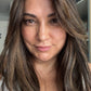 DARK BEOWN/SOFT BLACK VIRGIN TOPPER WITH ASHY RIBBON BALAYAGE