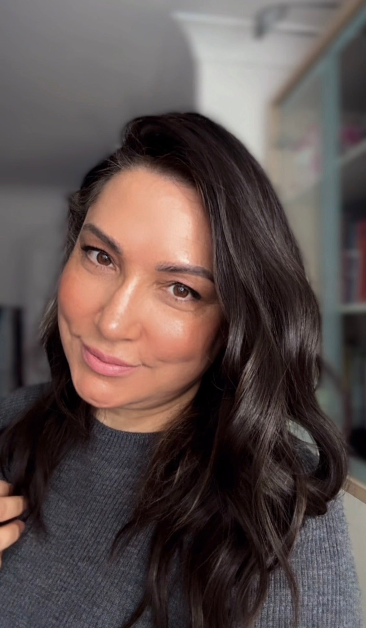 DARKEST BROWN VIRGIN SILK TOPPER