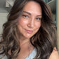 DARK BROWN/SOFT BLACK VIRGIN TOPPER WITH ASHY RIBBON BALAYAGE