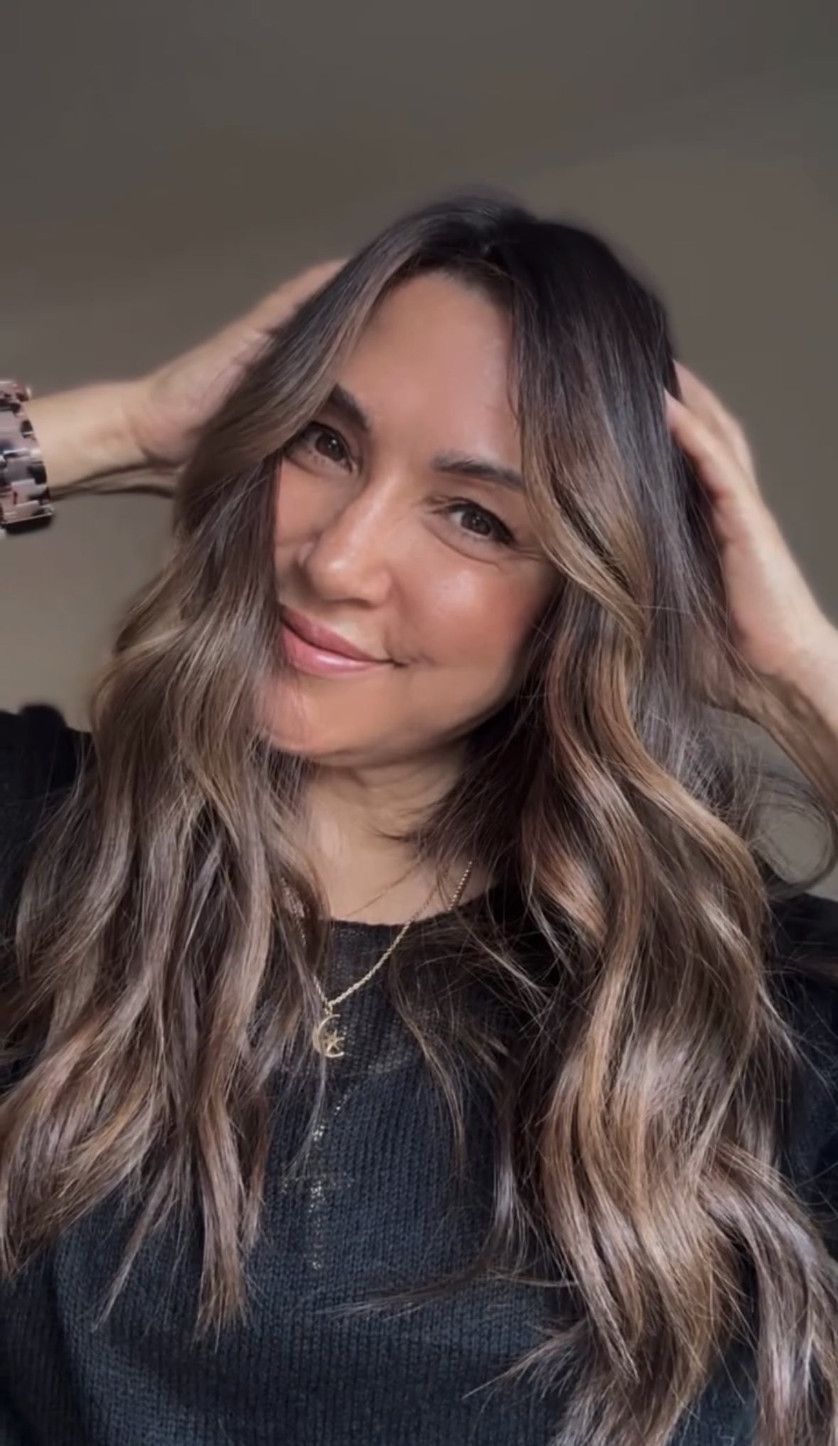 FEATHERLITE CARAMEL BALAYAGE TOPPER