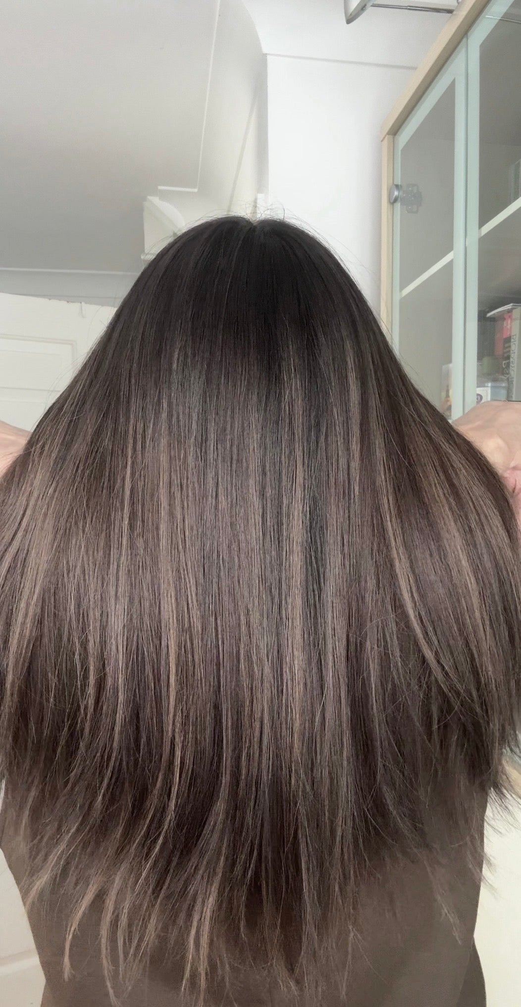 ASHY BALAYAGE SILK TOPPER/HIGHER DENSITY