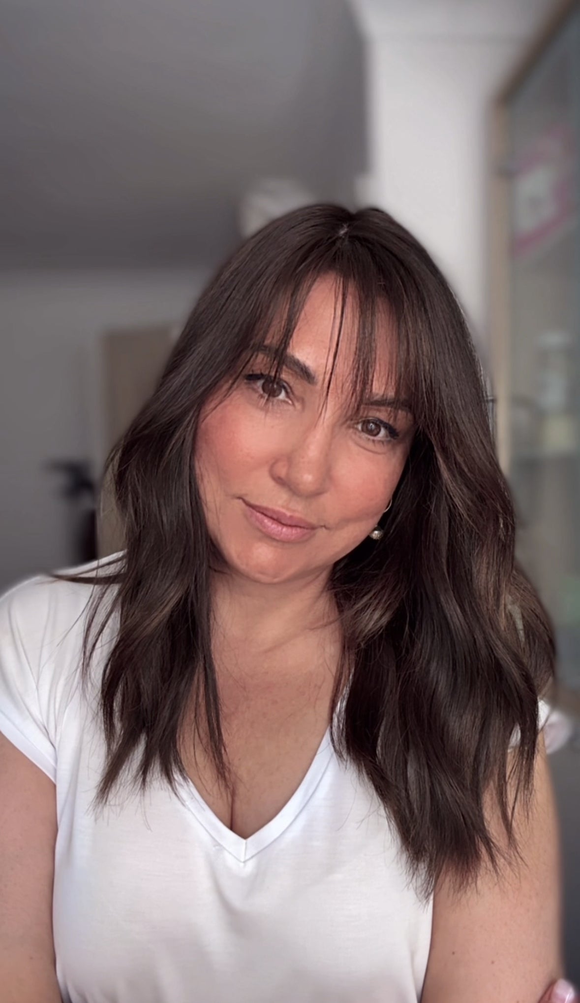 CHOCOLATE BROWN TOPPER WITH SUBTLE BALAYAGE