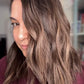 MEDIUM TO DARK BROWN ASHY BALAYAGE TOPPER