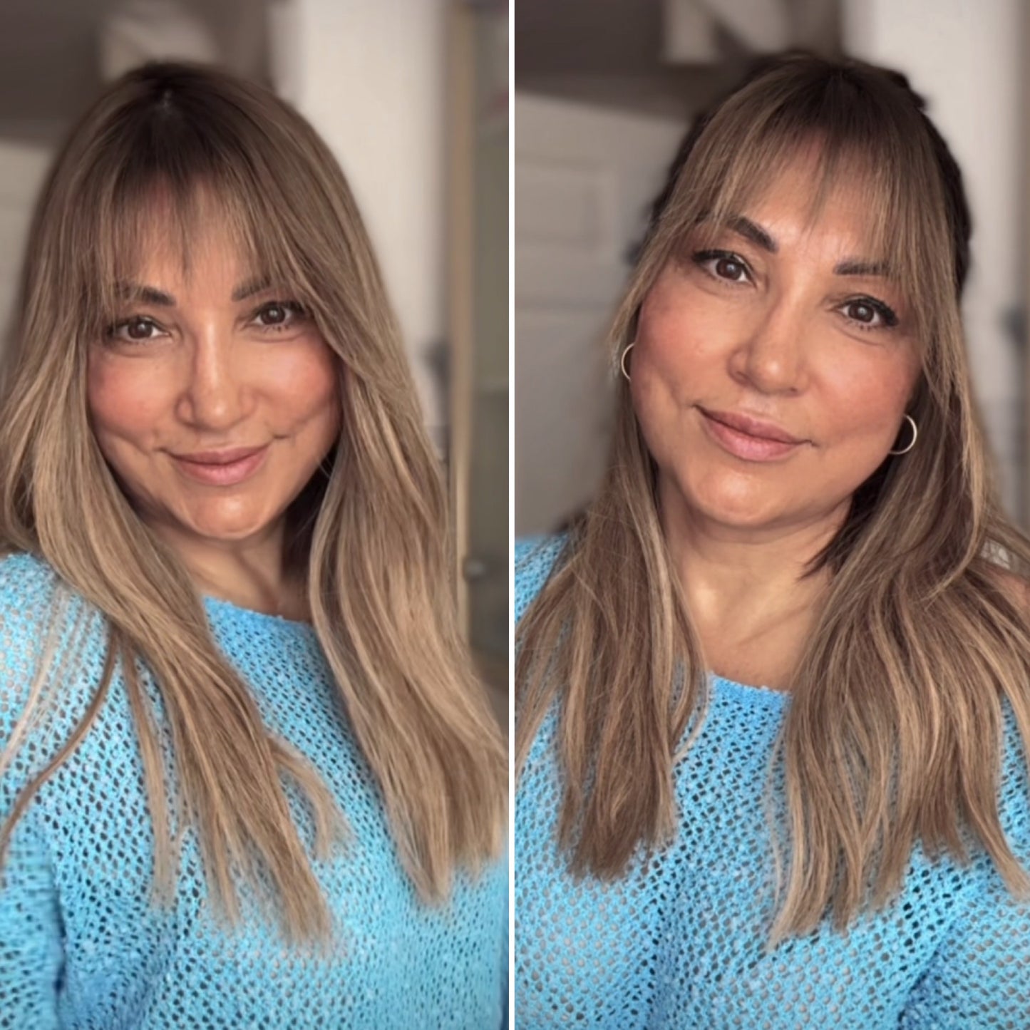 FEATHERLITE ASHY BLONDE BALAYAGE TOPPER