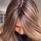 Featherlite Light Brown Topper With Soft Balayage