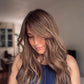 Featherlite Light Brown Topper With Soft Balayage