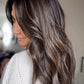 DARK BROWN ASHY BALAYAGE TOPPER
