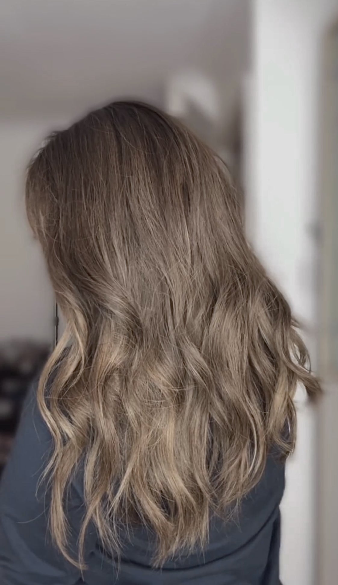 FEATHERLITE ASHY BALAYAGE TOPPER WITH LAYERS