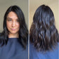 SOFT BLACK SILK-LACE LESS DENSITY TOPPER