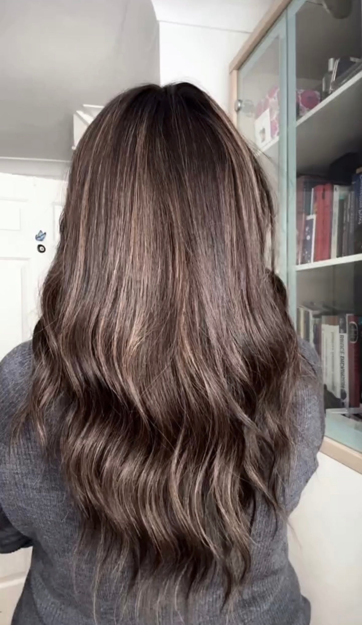 MEDIUM TO LIGHT BROWN BALAYAGE SILK TOPPER