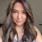 MEDIUM BROWN ASHY BALAYAGE TOPPER