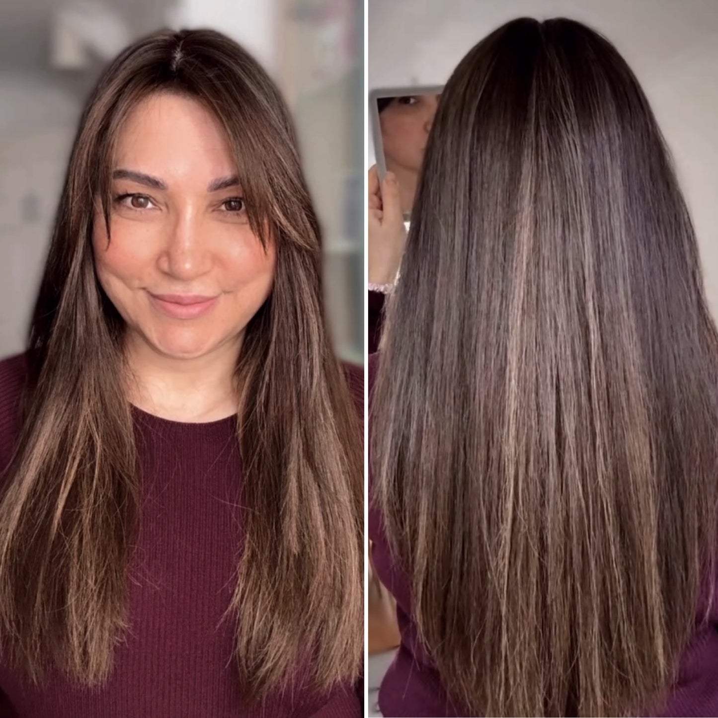 LIGHT BROWN BALAYAGE TOPPER