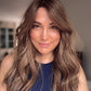 Featherlite Light Brown Topper With Soft Balayage