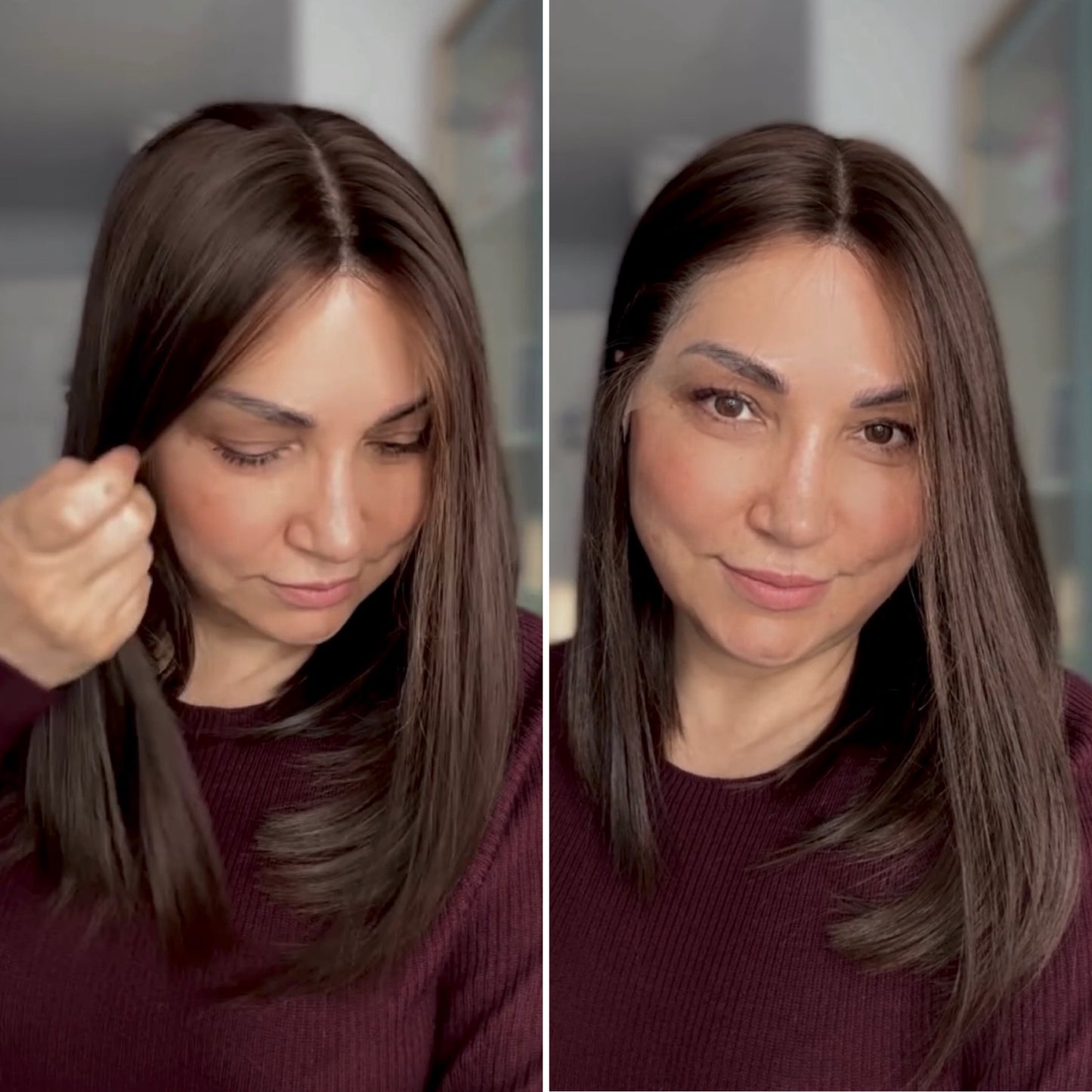 Medium Brown Lace Top Wig