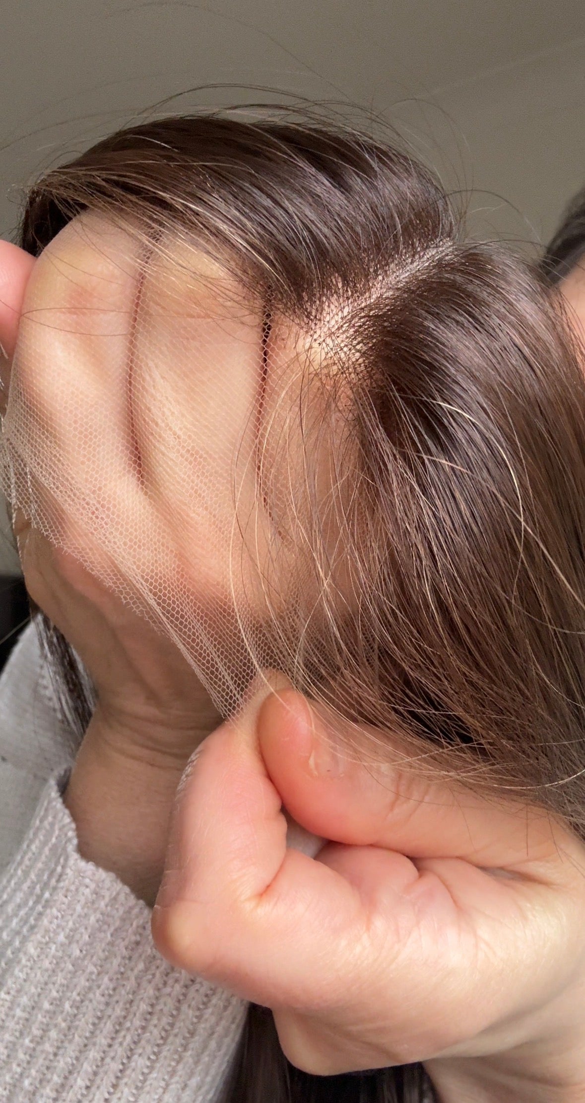 Medium Brown Lace Top Wig