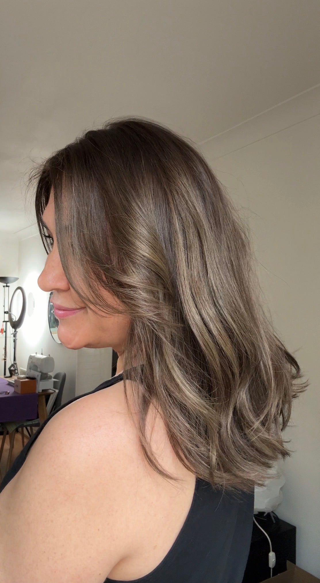 PREMIUM COLLECTION RUSSIAN/SLAVIC VIRGIN HAIR BASE ASHY BALAYAGE TOPPER