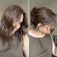 ULTRA-LIGHT SILK CAP MEDIUM TO LIGHT  BROWN TOPPER