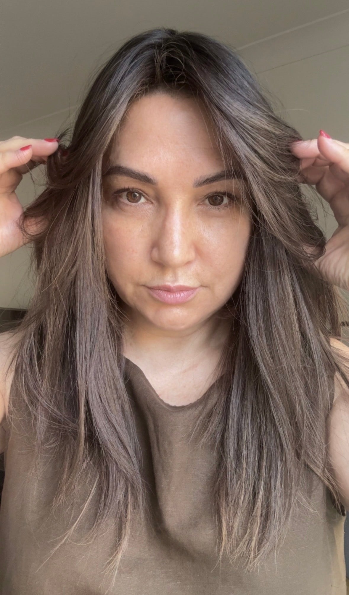 ASHY BALAYAGE SILK TOPPER/HIGHER DENSITY