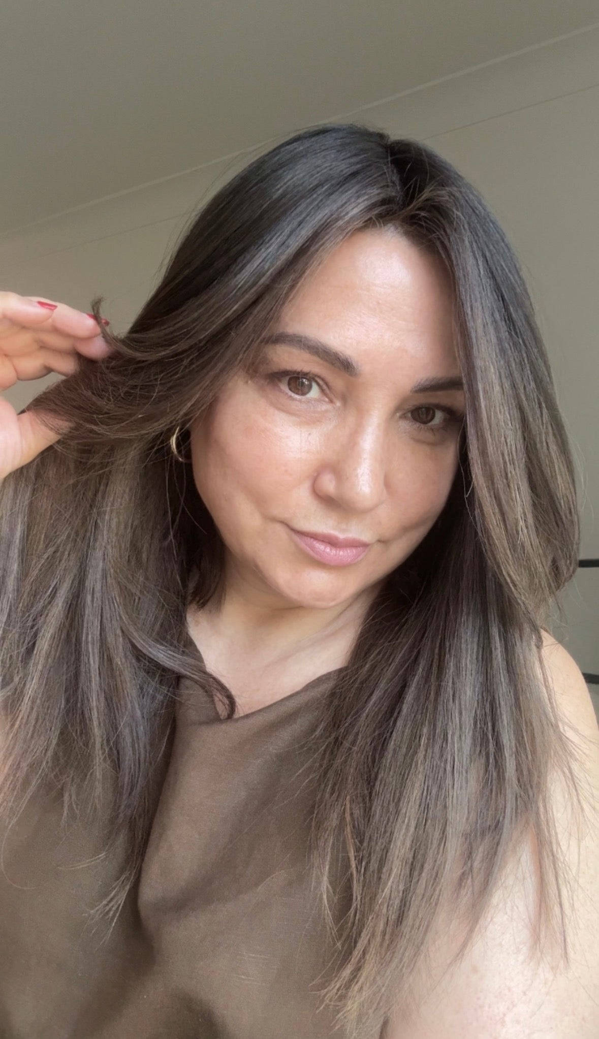 ASHY BALAYAGE SILK TOPPER/HIGHER DENSITY