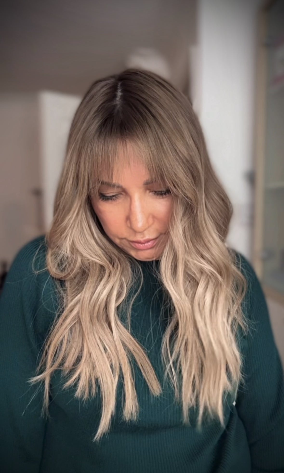 FEATHERLITE ASHY BLONDE BALAYAGE TOPPER