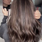 MEDIUM TO LIGHT BROWN BALAYAGE SILK TOPPER