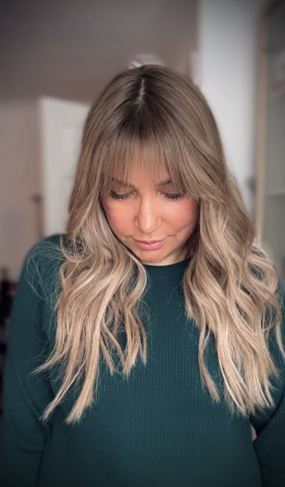 FEATHERLITE ASHY BLONDE BALAYAGE TOPPER