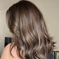 PREMIUM COLLECTION RUSSIAN/SLAVIC VIRGIN HAIR BASE ASHY BALAYAGE TOPPER