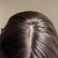 ULTRA-LIGHT SILK CAP MEDIUM/DARK BROWN TOPPER