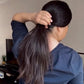 DARKEST BROWN/SOFT BLACK VIRGIN HAIR TOPPER