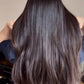 DARKEST BROWN/SOFT BLACK VIRGIN HAIR TOPPER