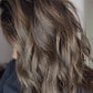 FEATHERLITE DARK BROWN ASHY BALAYAGE TOPPER