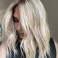 ASH BLONDE TOPPER WITH SUBTLE SOFT ROOT SHADOW