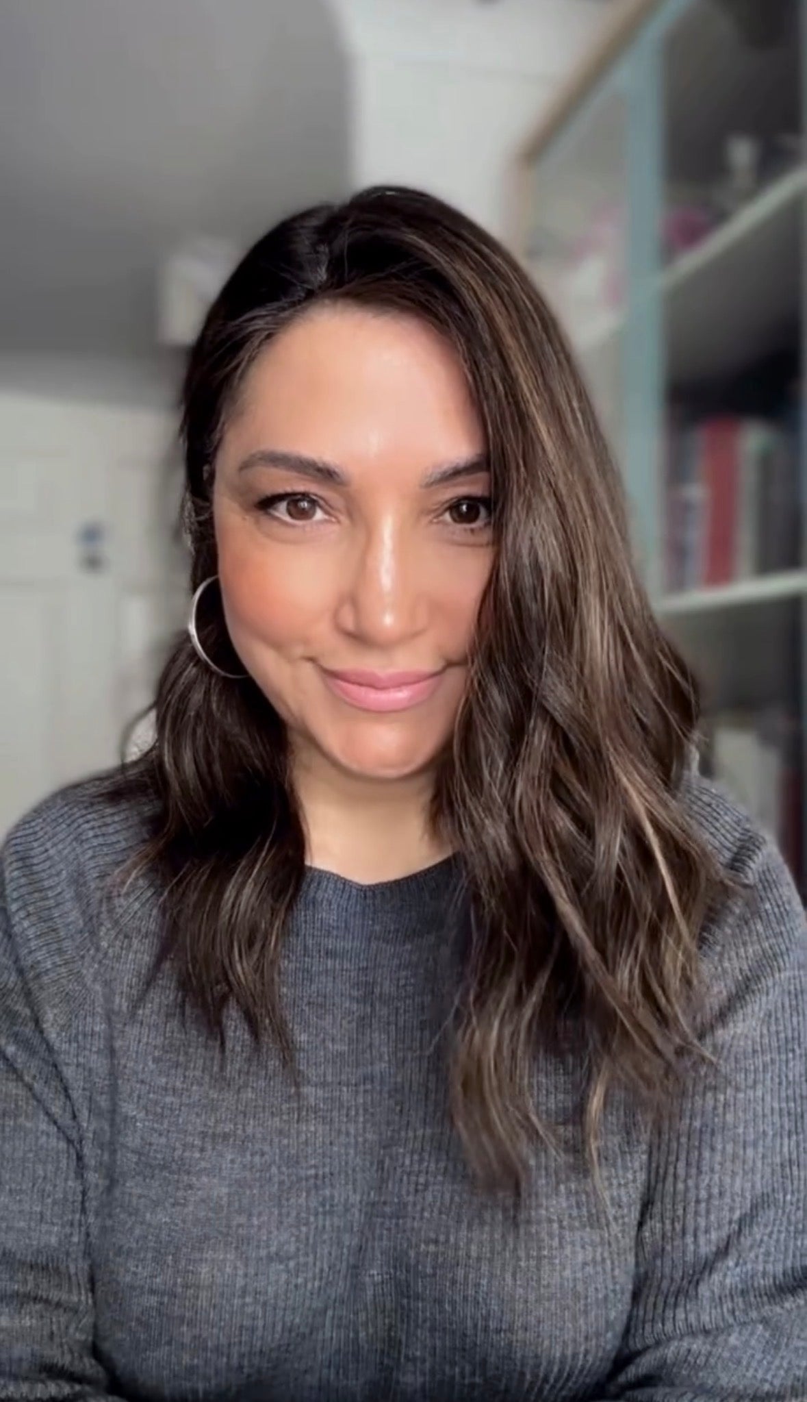 MEDIUM TO LIGHT BROWN BALAYAGE SILK TOPPER
