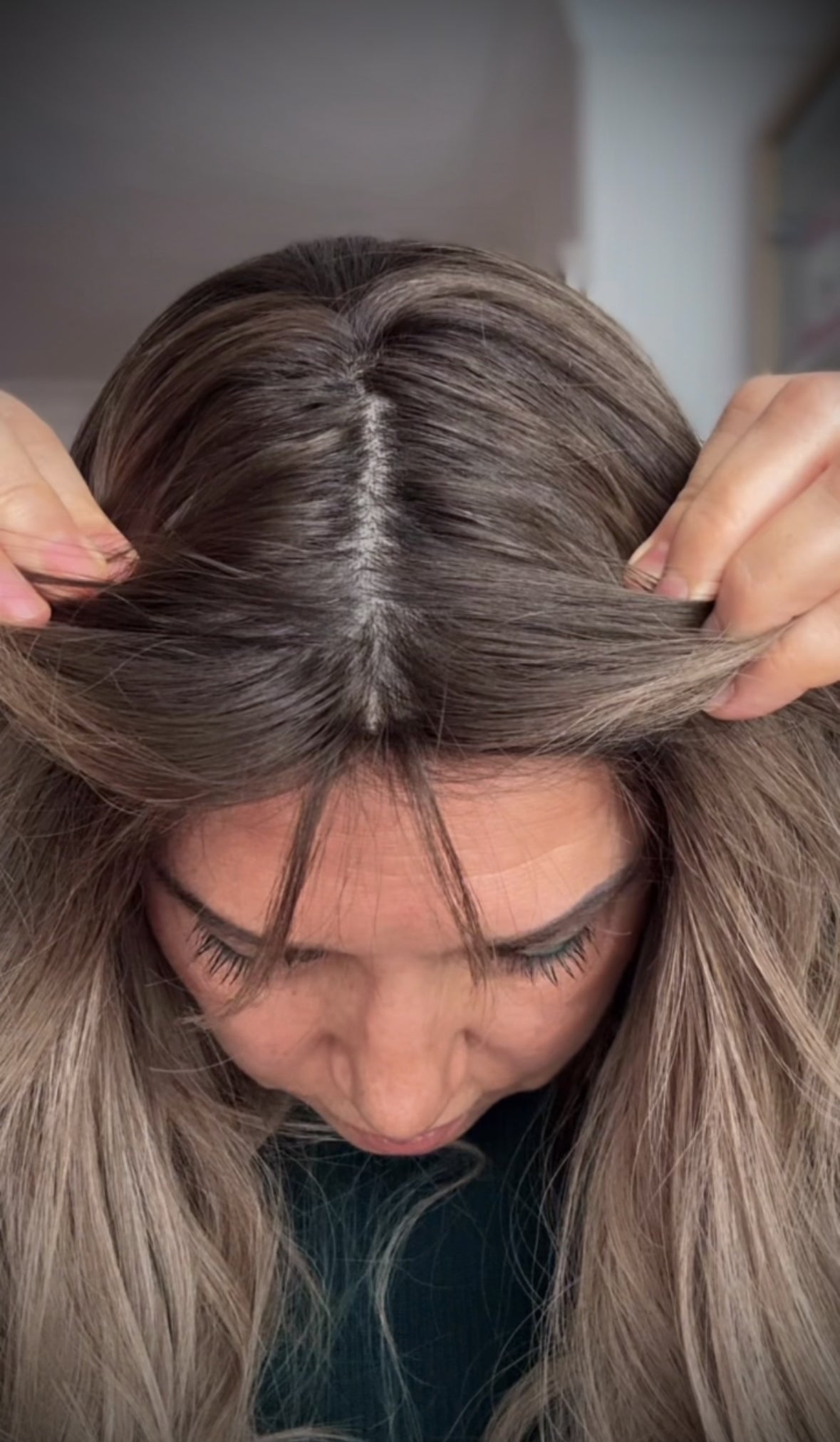 FEATHERLITE ASHY BLONDE BALAYAGE TOPPER