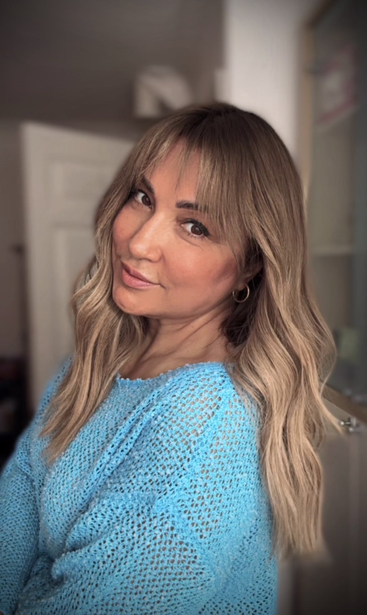 FEATHERLITE ASHY BLONDE BALAYAGE TOPPER